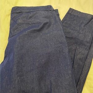 Dark Blue Denim Pixie Pants